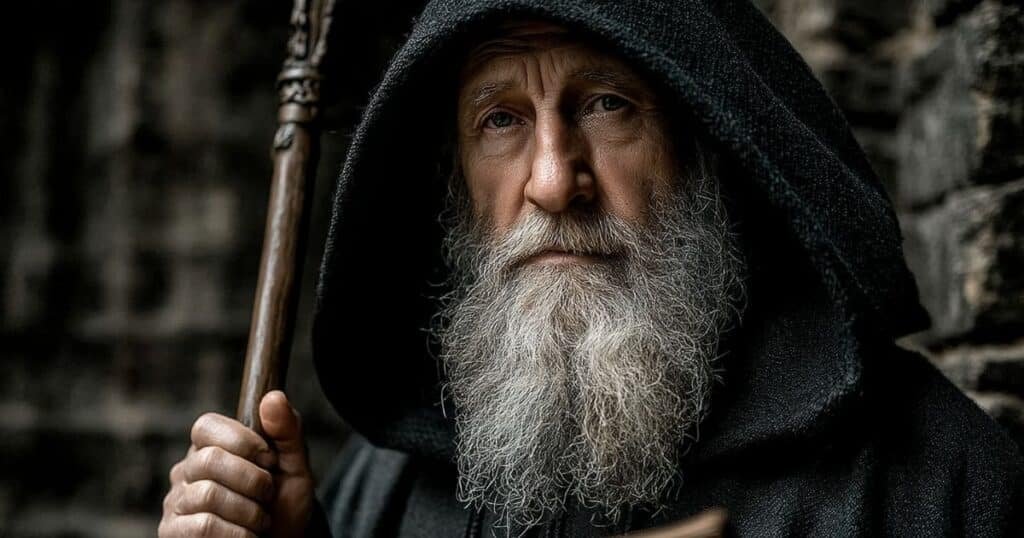 Portrait de Saint Benoît de Nursie, fondateur du monachisme chrétien