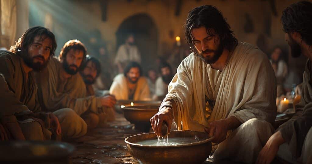Jean chapitre 13 : Jésus lave les pieds de ses disciples