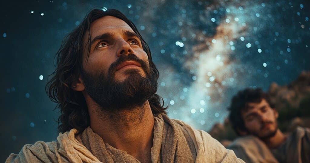 Jean chapitre 17 : Jésus élève les yeux vers le ciel et prie pour ses disciples