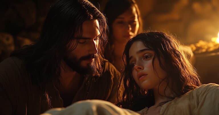 Marc Chapitre 5 : Guérison de la femme hémorroïsse et résurrection de la fille de Jaïrus