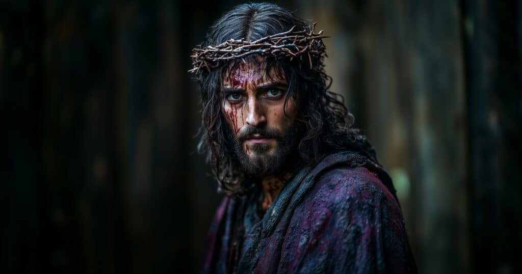 Matthieu chapitre 27 : Jésus couronné d'épines avant sa crucifixion