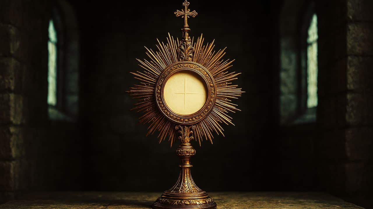 Adoration eucharistique en latin