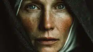 Représentation dévotionnelle de sainte Brigitte de Suède.