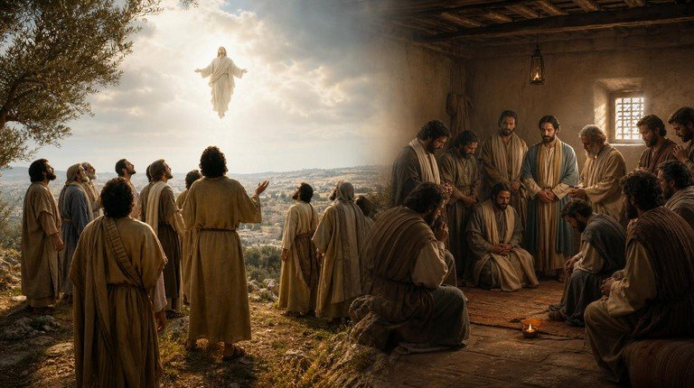 Actes 1 : Ascension & appel des témoins ; élection de Matthias