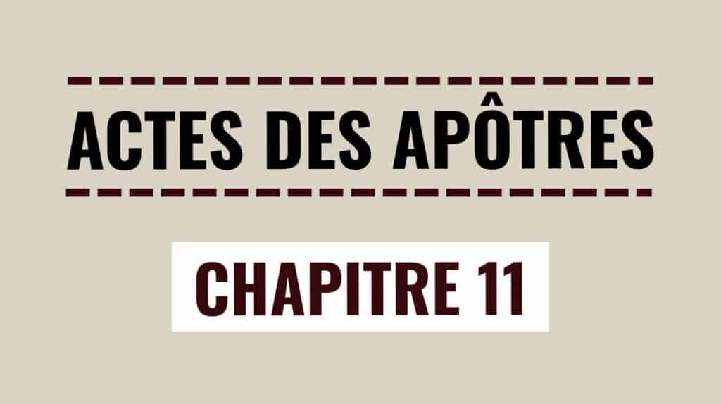 Actes des Apôtres 11 — Pierre et l’Église d’Antioche