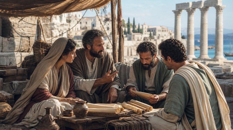 Actes 18 : Corinthe ; Aquila & Priscille ; Gallion ; Apollos formé