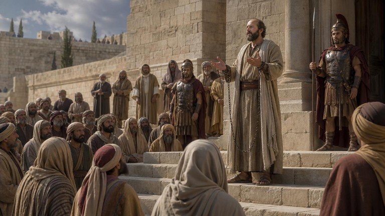Actes 22 : Défense de Paul ; récit de sa vocation