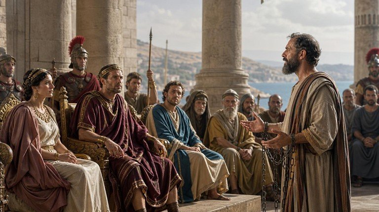 Actes 26 : Paul témoigne devant le roi Agrippa II