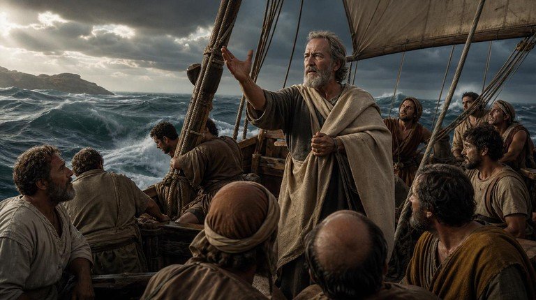 Actes 27 : Voyage en mer & naufrage ; la Providence accompagne