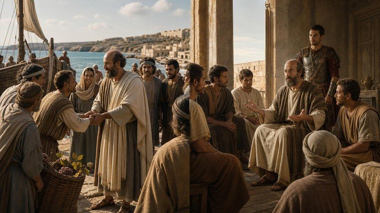 Actes 28 : Malte ; arrivée à Rome ; l’Évangile annoncé sans entrave