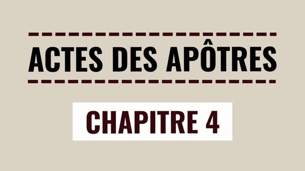 Actes 4 — Pierre et Jean devant le sanhédrin (Texte & Audio)