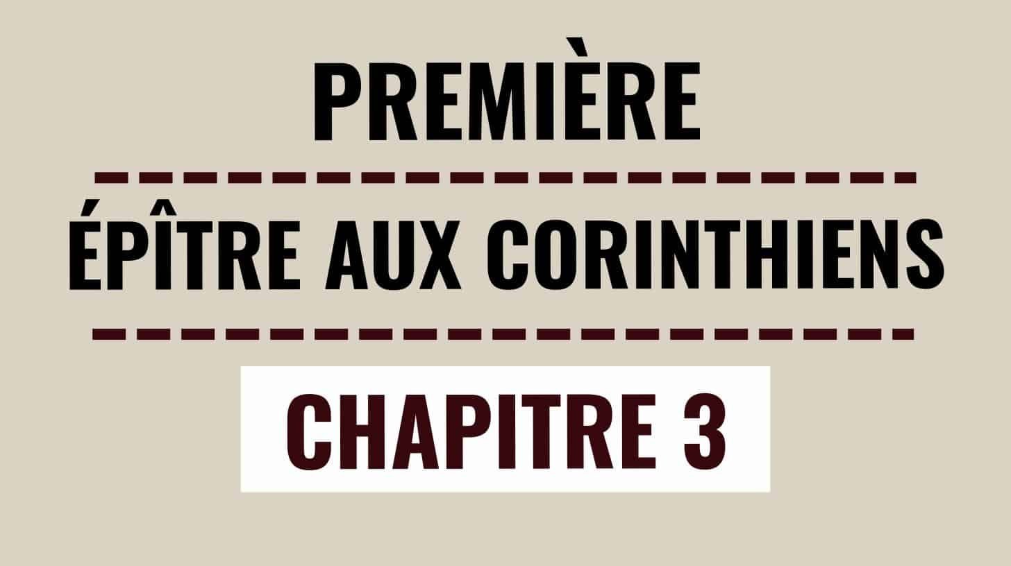1 Corinthiens 3 : Le Temple de Dieu et la Croissance Spirituelle