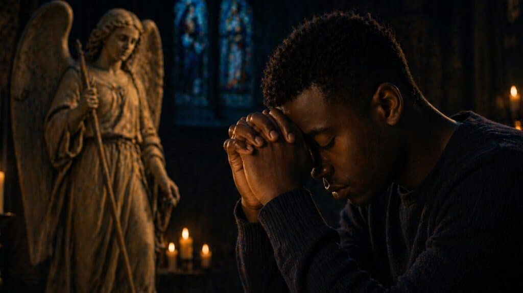 Prière du soir devant saint Raphaël pour un sommeil paisible