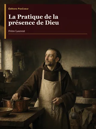 La Pratique de la présence de Dieu : couverture de l’œuvre dans la Bibliothèque PaxCoeur.