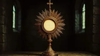 Illustration réellement affichée sur la page « Adoration eucharistique : cinq hymnes en latin ».