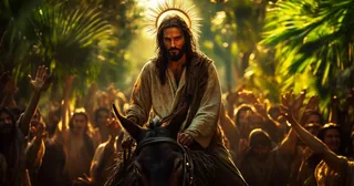 Illustration réellement affichée sur la page « Hosanna Filio David ».