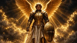 Visuel du chant Saint Michel : Defende nos in proelio.