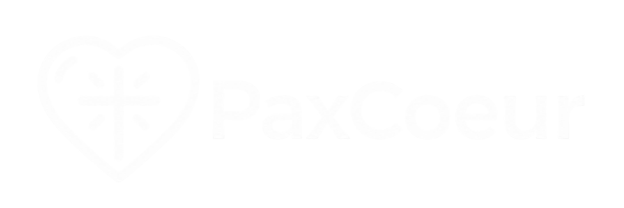Logo PaxCoeur pour fond sombre