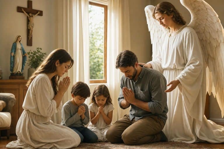 Anges et protection de la famille : prière et discernement