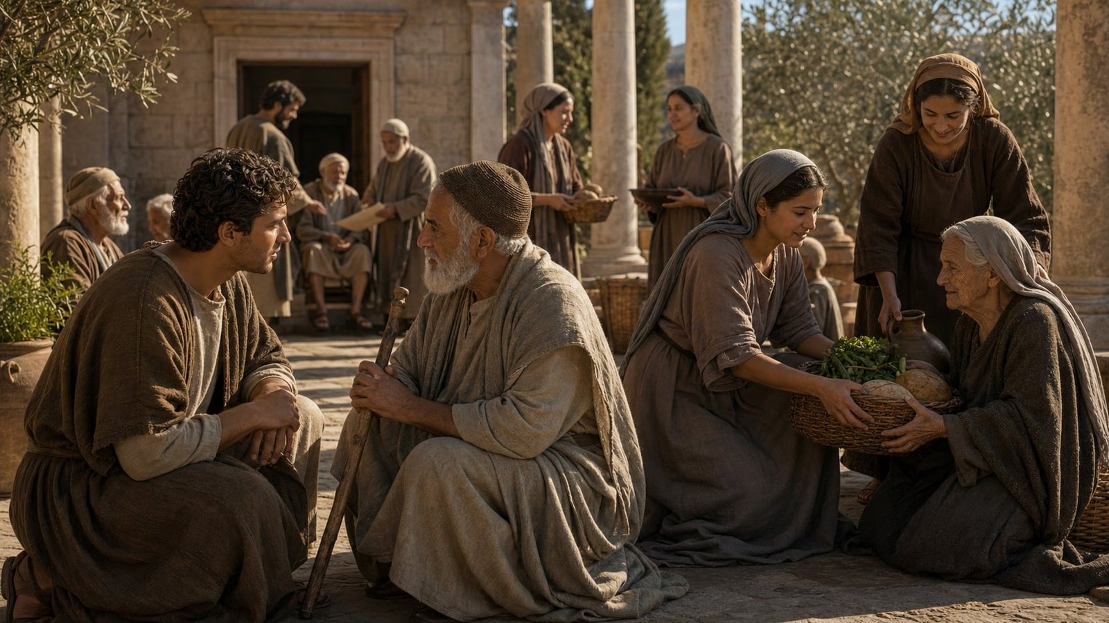 1 Timothee 5 : la communaute honore les veuves, les anciens et les familles avec justice et purete