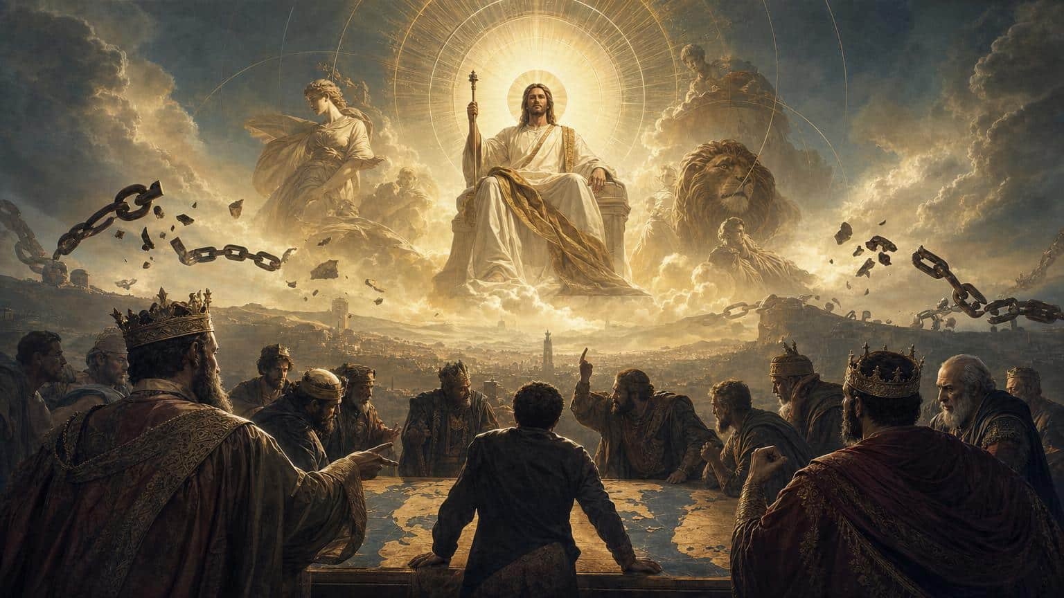 Illustration du Psaume 2: Les triomphes de l’oint de Yahweh