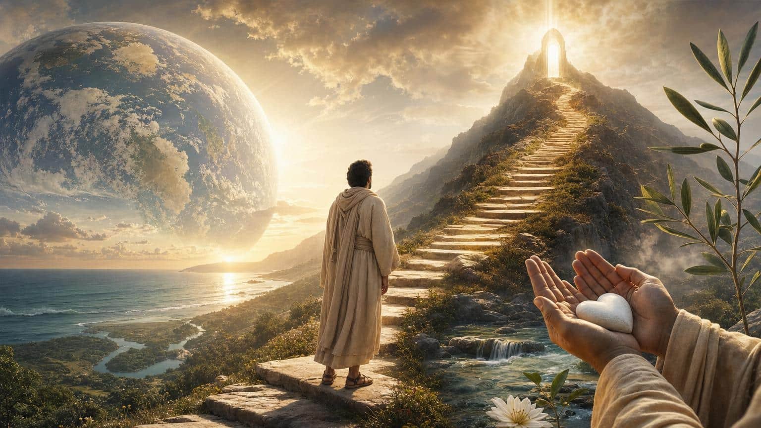 Illustration du Psaume 24: Conditions de l’accès auprès de Yahweh