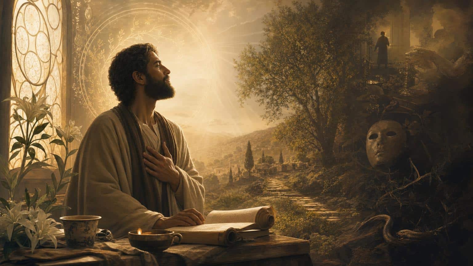 Illustration du Psaume 101: Le fidèle serviteur de Yahweh