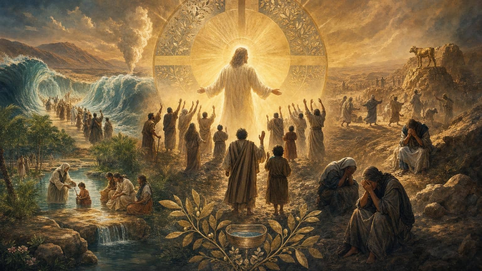 Illustration du Psaume 106: Bienfaits de Yahweh et ingratitudes d’Israël