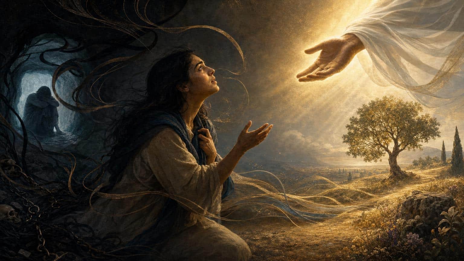 Illustration du Psaume 116: Confiance en Yahweh dans l’angoisse