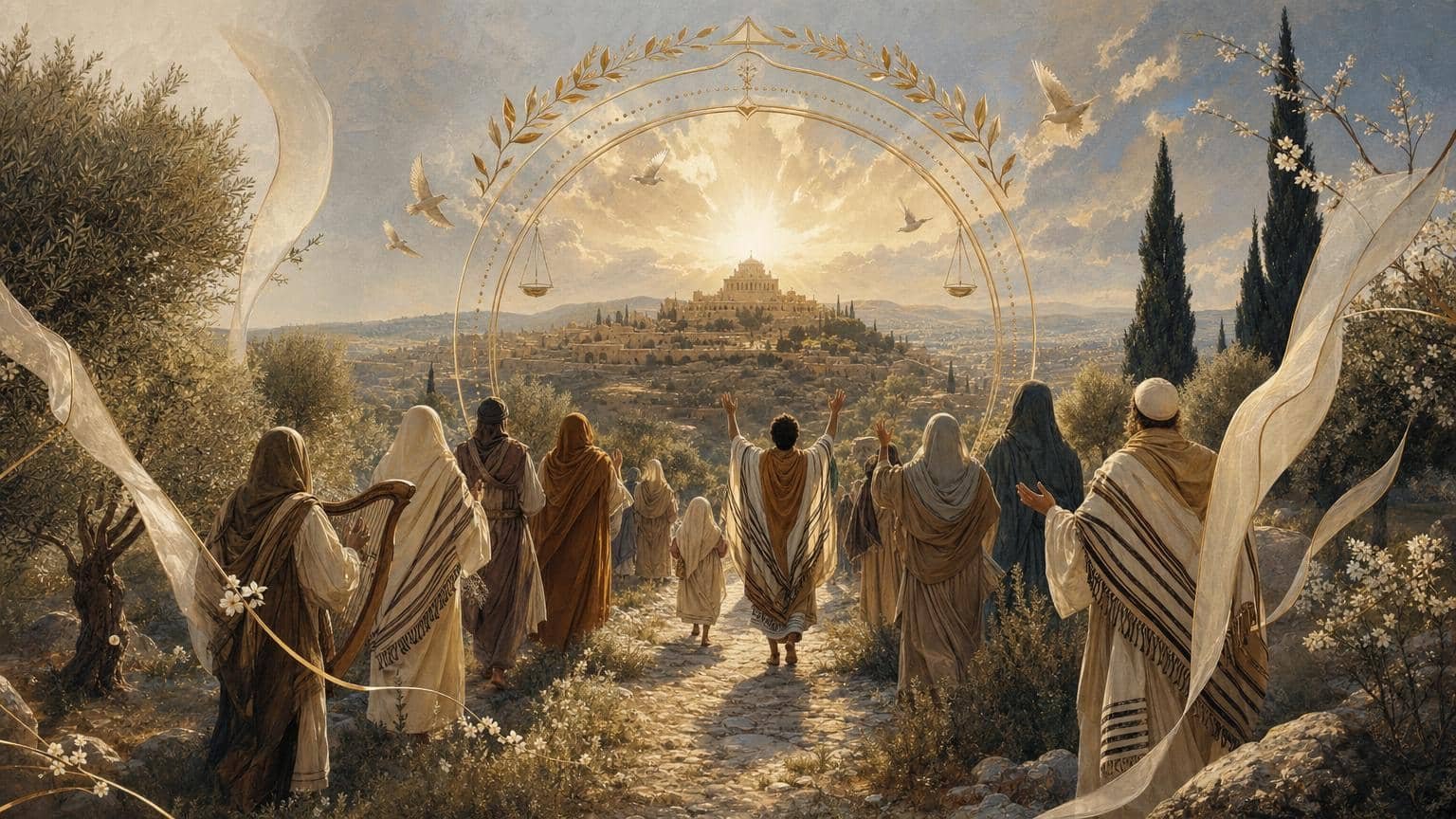Illustration du Psaume 118: Chant liturgique d’action de grâces