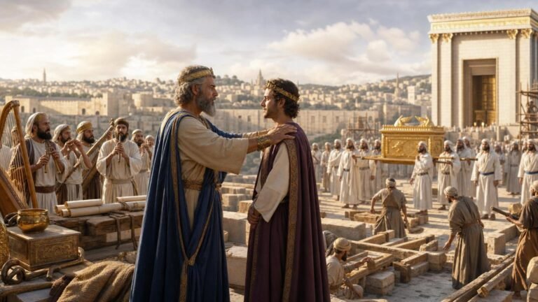 1 Chroniques 22 : David prepare le temple