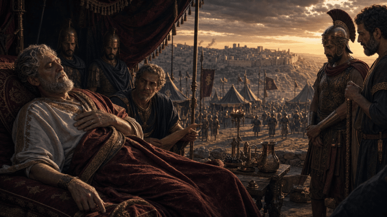 1 Maccabées 6 : fin d&rsquo;Antiochus et siege de Sion