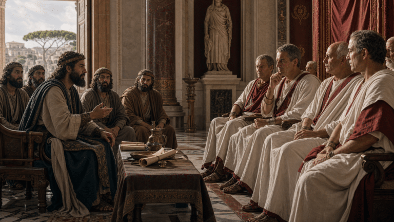 1 Maccabées 8 : alliance avec Rome