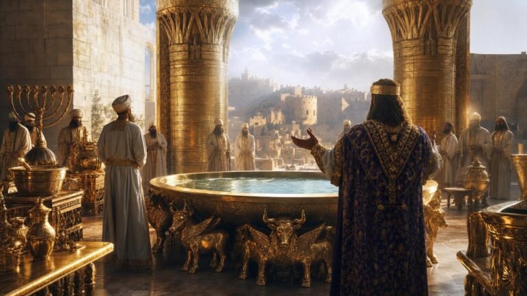 1 Rois 7 : les objets saints du temple