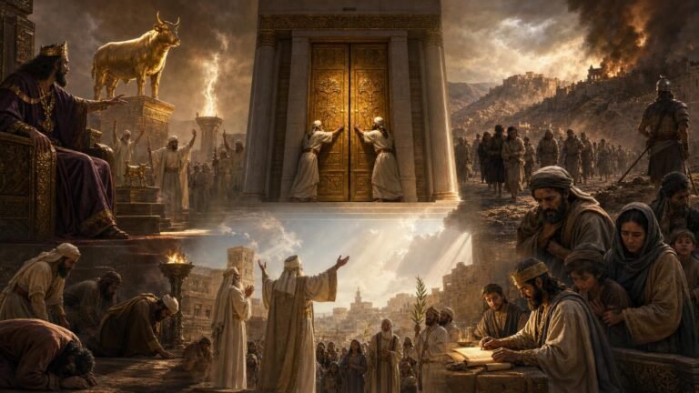 2 Chroniques 28 : Achaz ferme les portes du temple