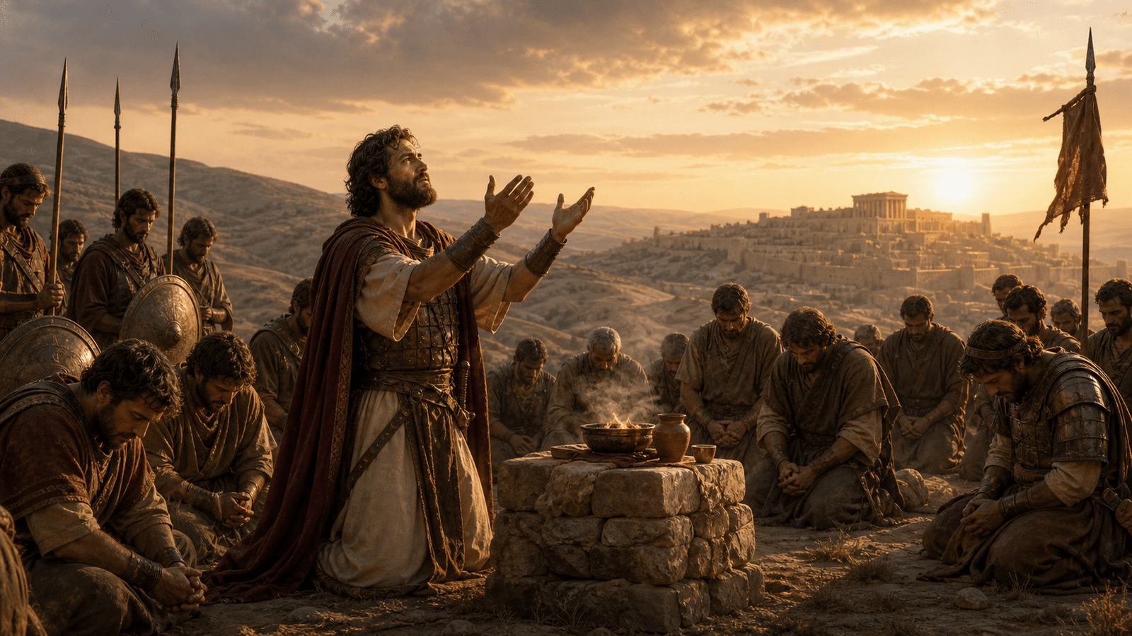 Judas prie pour les compagnons morts dans l'esperance de la resurrection