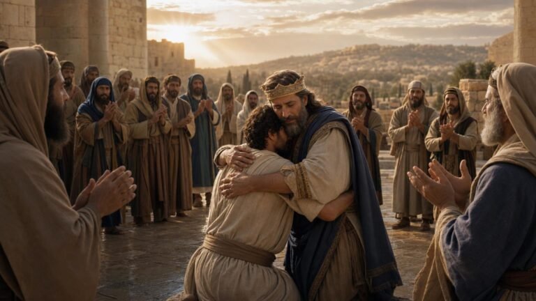 2 Samuel 19 : Retour de David