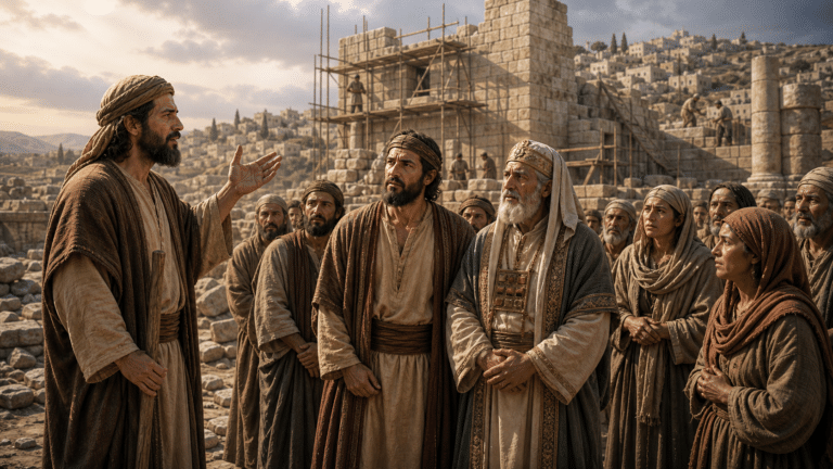 Aggée 1 : reprendre la construction du Temple