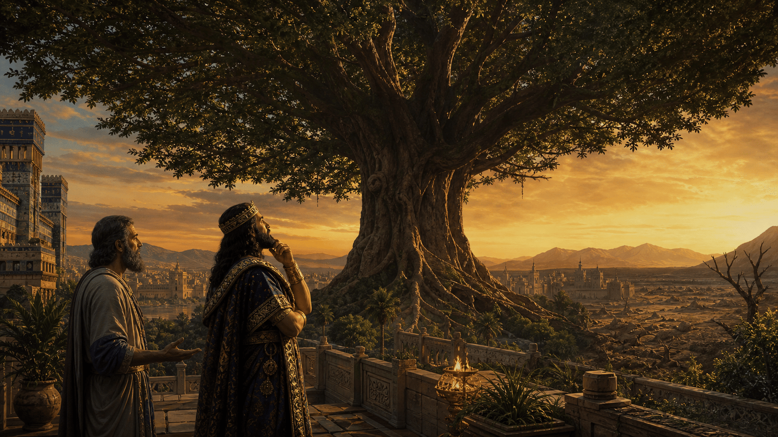 Daniel 4 medite sur le grand arbre et l'humilite imposee au roi