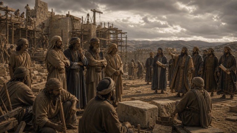 Esdras 4 : opposition a la reconstruction