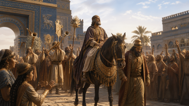 Esther 6 : Mardochee honore