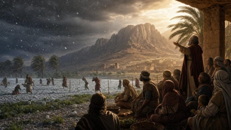 Exode 9 : la grele et la parole de Dieu