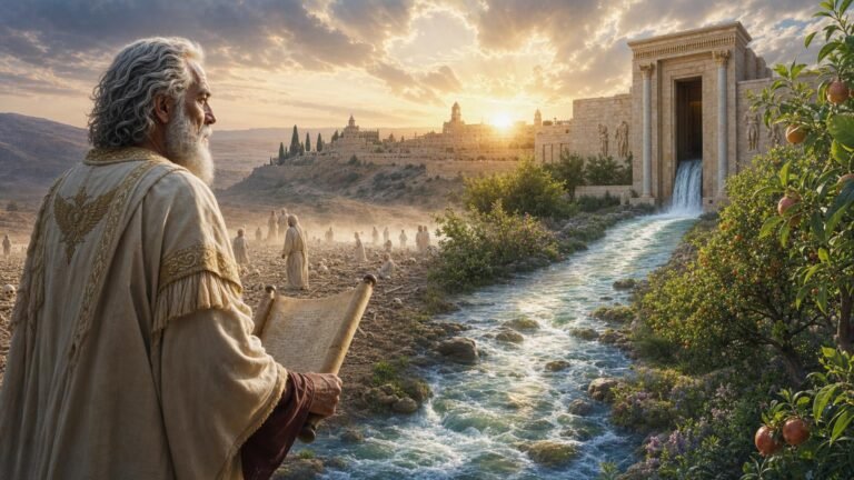 Ézéchiel 47 : eau vive du temple