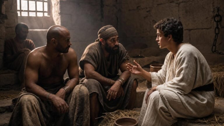 Genèse 40 : Joseph interprete les songes en prison