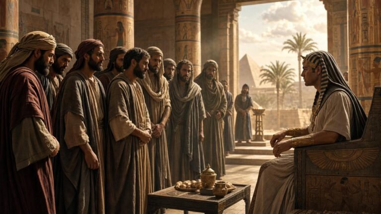 Genèse 42 : les frères de Joseph descendent en Égypte