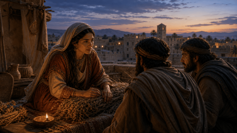 Josué 2 : Rahab accueille les espions