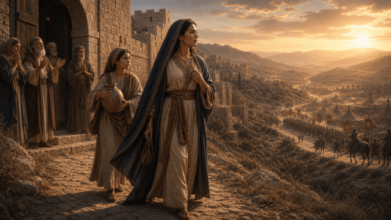 Judith 10 : Judith sort vers le camp