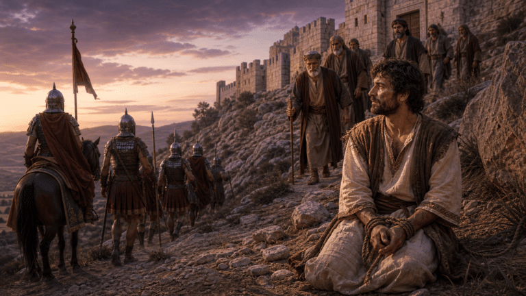 Judith 6 : Achior livre a Bethulie