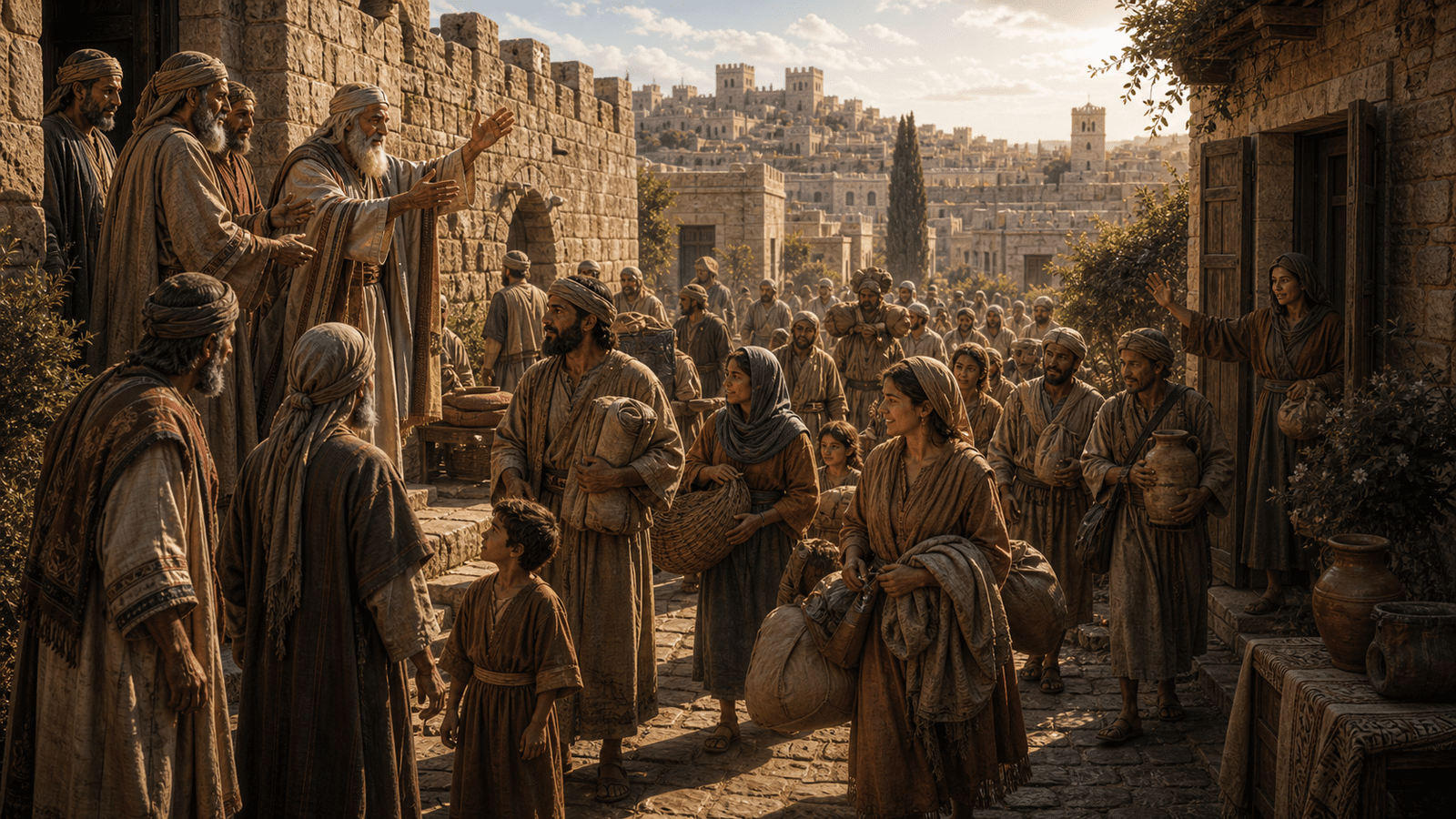 Nehemie 11 montre des familles appelees a habiter Jerusalem