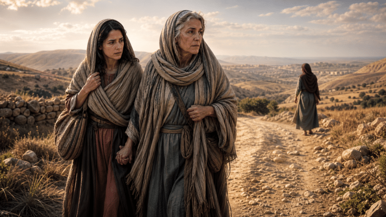 Ruth 1 : Ruth s&rsquo;attache a Noemi